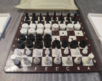 Europe travel plastic Chess + checkers