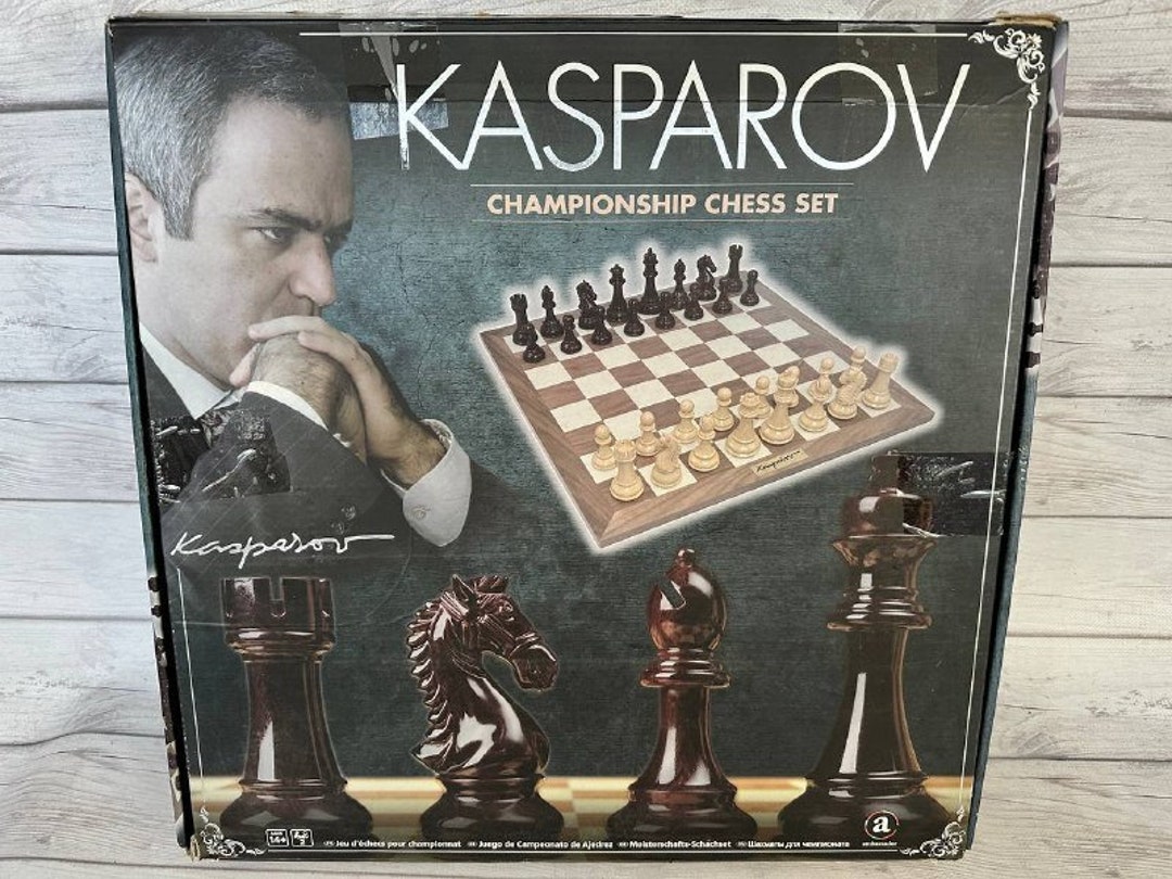 Tabuleiro de Xadrez Kasparov  Elegância e Qualidade Suprema