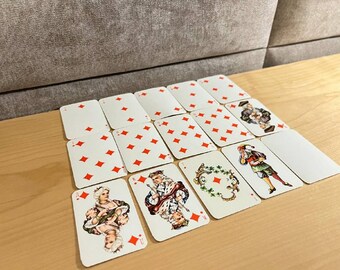 ソ連のトランプ。54枚入り2デッキ、ケース入り。状態良好。ソ連80年代