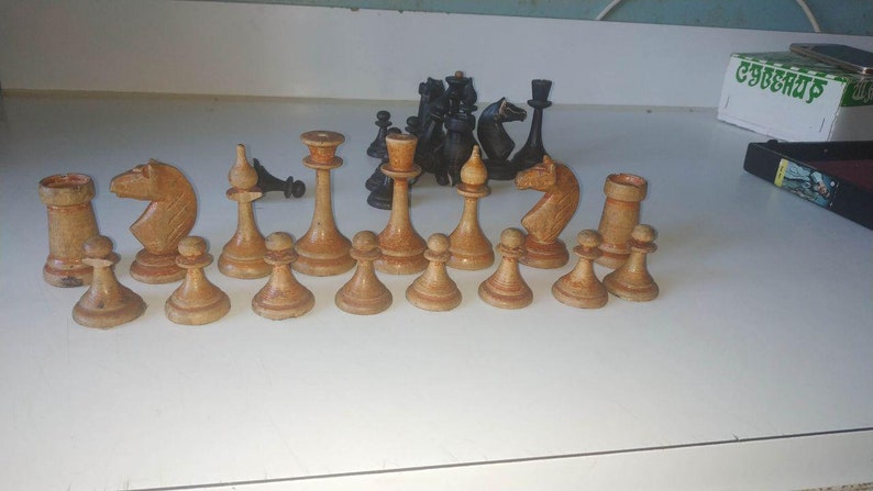 Chess set Chess soviet Chess USSR Chess Chess vintage