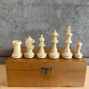 Germany chess set 80s vintage. Great gift for mens, chess lovers and collectors!