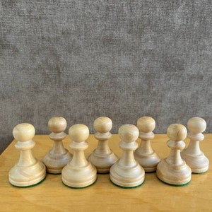 Lardy Wooden Chess Set vintage 80s. Great gift for mens and collectors. image 9