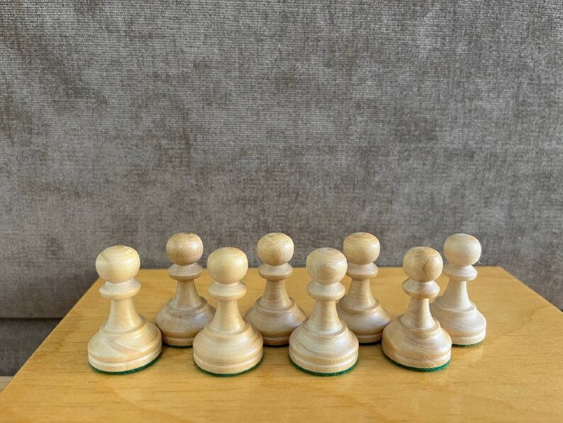 Lardy Wooden Chess Set vintage 80s. Great gift for mens and collectors. image 9