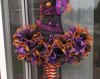 Orange /Purple Witch Hat