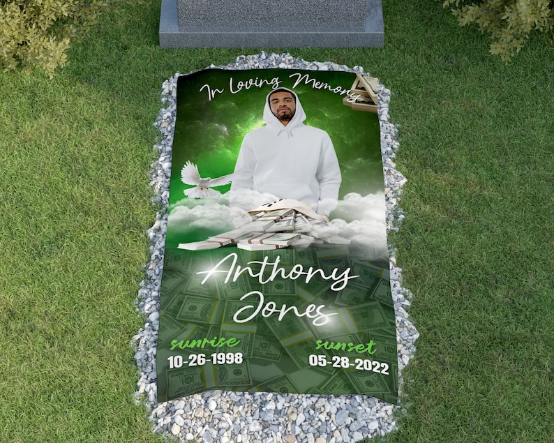 CANVA GRAVE BLANKET Templateno Mock Up Etsy