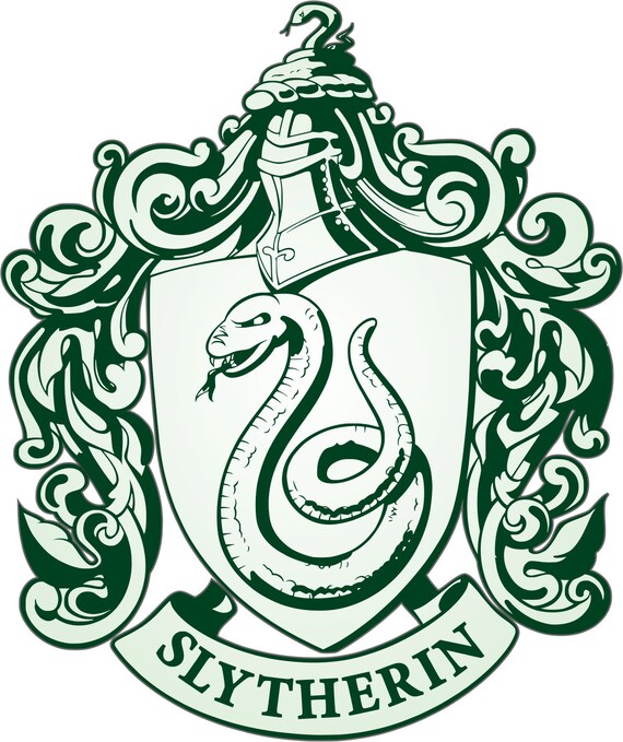 Slytherin Emblem Svg Faculties Of Hogwarts Png Harry Potter Etsy