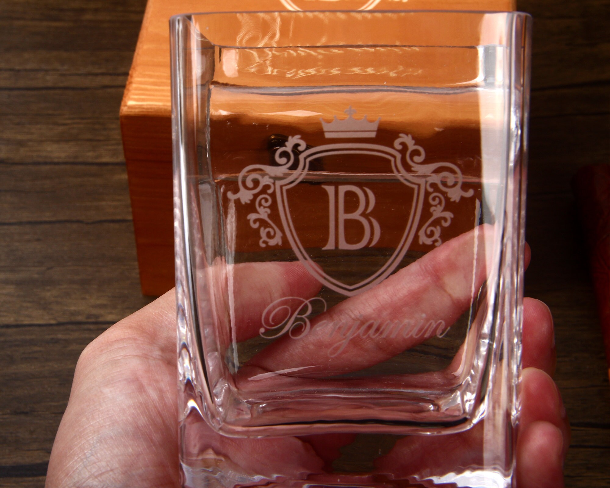 Whiskey Cigar Glass Holder Personalization, Custom Whiskey Glasses, Cigar Gift, Father's Day ...