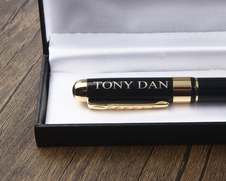Fountain Pen Personalized, Custom Pens, Engraved Pen, Promotional Pen with Gift Box for Man, Husband, Boyfriend image 4