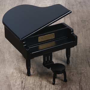 Piano Music Box, Custom Music Box, Wooden Music Box, Vintage Music Box, Baby Music Box, Select Your Melody
