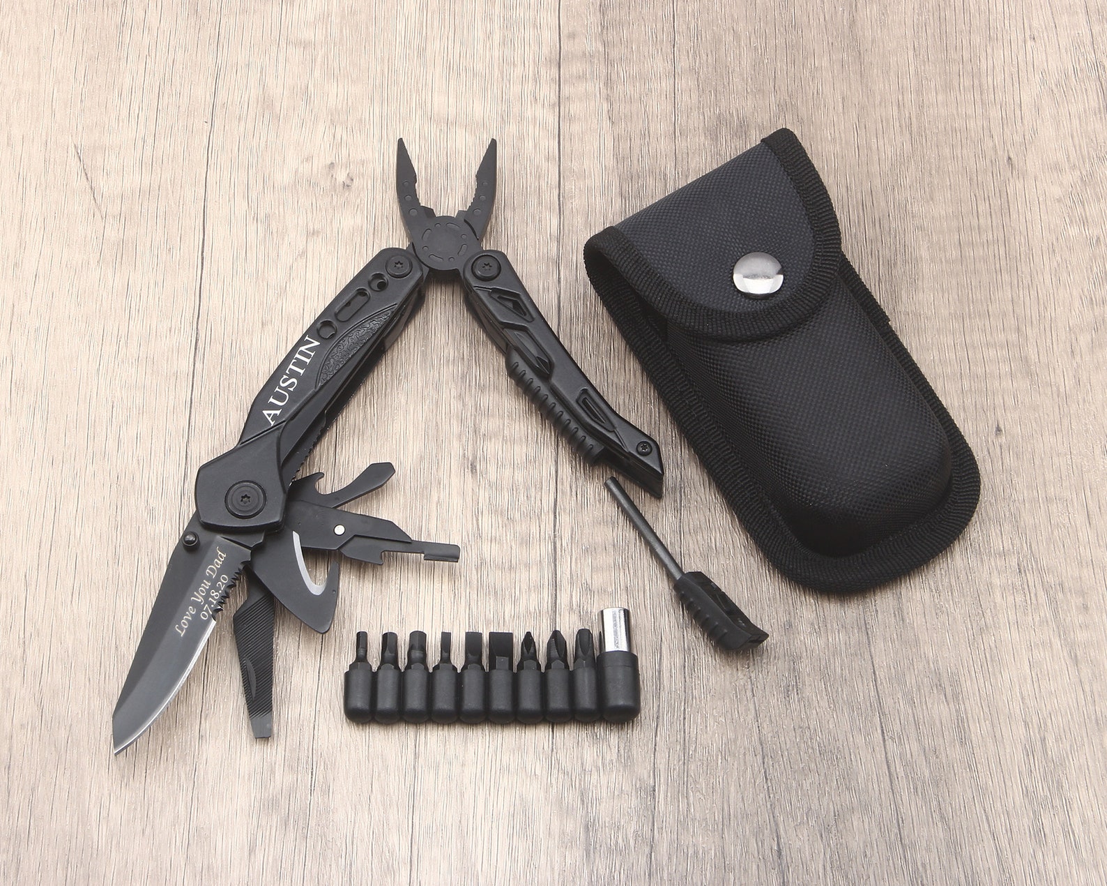 Multitool Knife Pliers Personalized Engraved 13 in 1 Survival Etsy