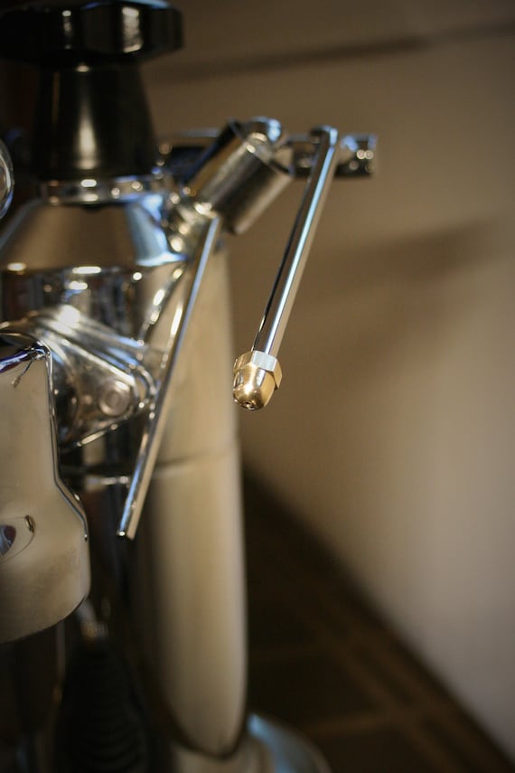 Single tip for Europiccola and Proffesional La Pavoni Brass Steam Tube Tip