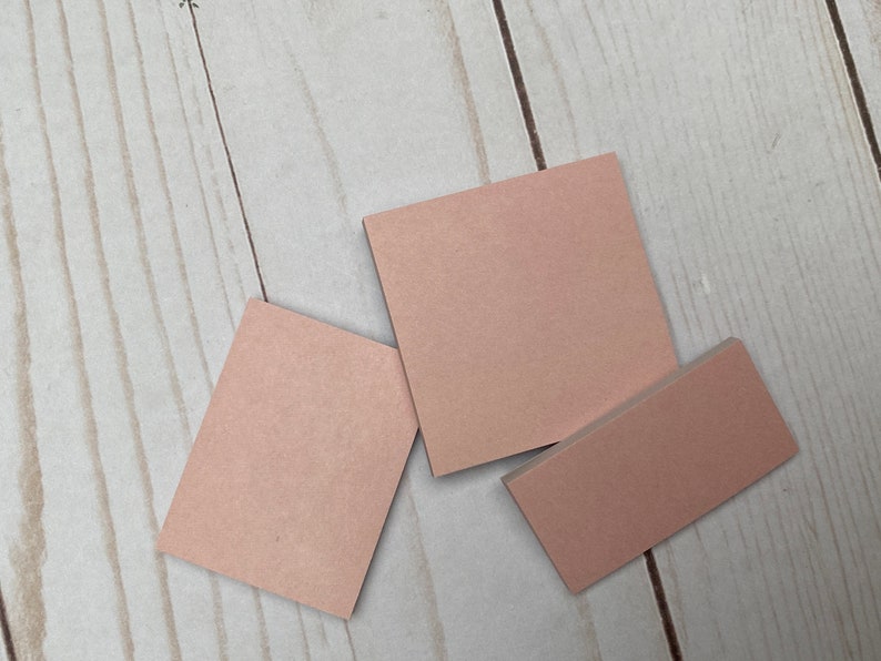 2 x 2 Muted Pink Sticky Notes Master Neutral Etsy