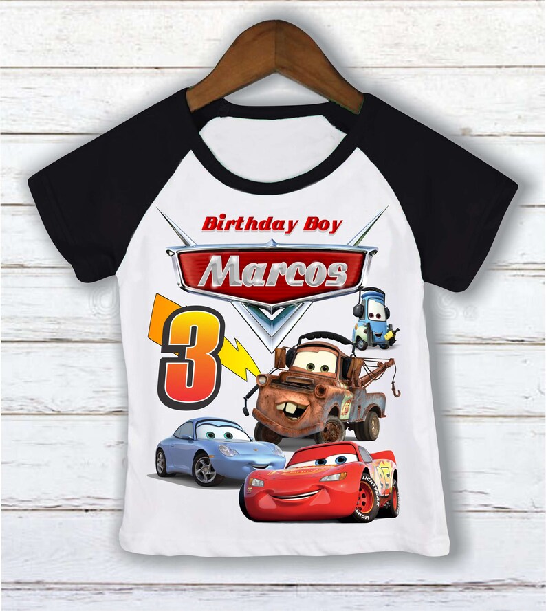 Cars Birthday shirt lightning mcqueen shirt Cars Mater theme Etsy