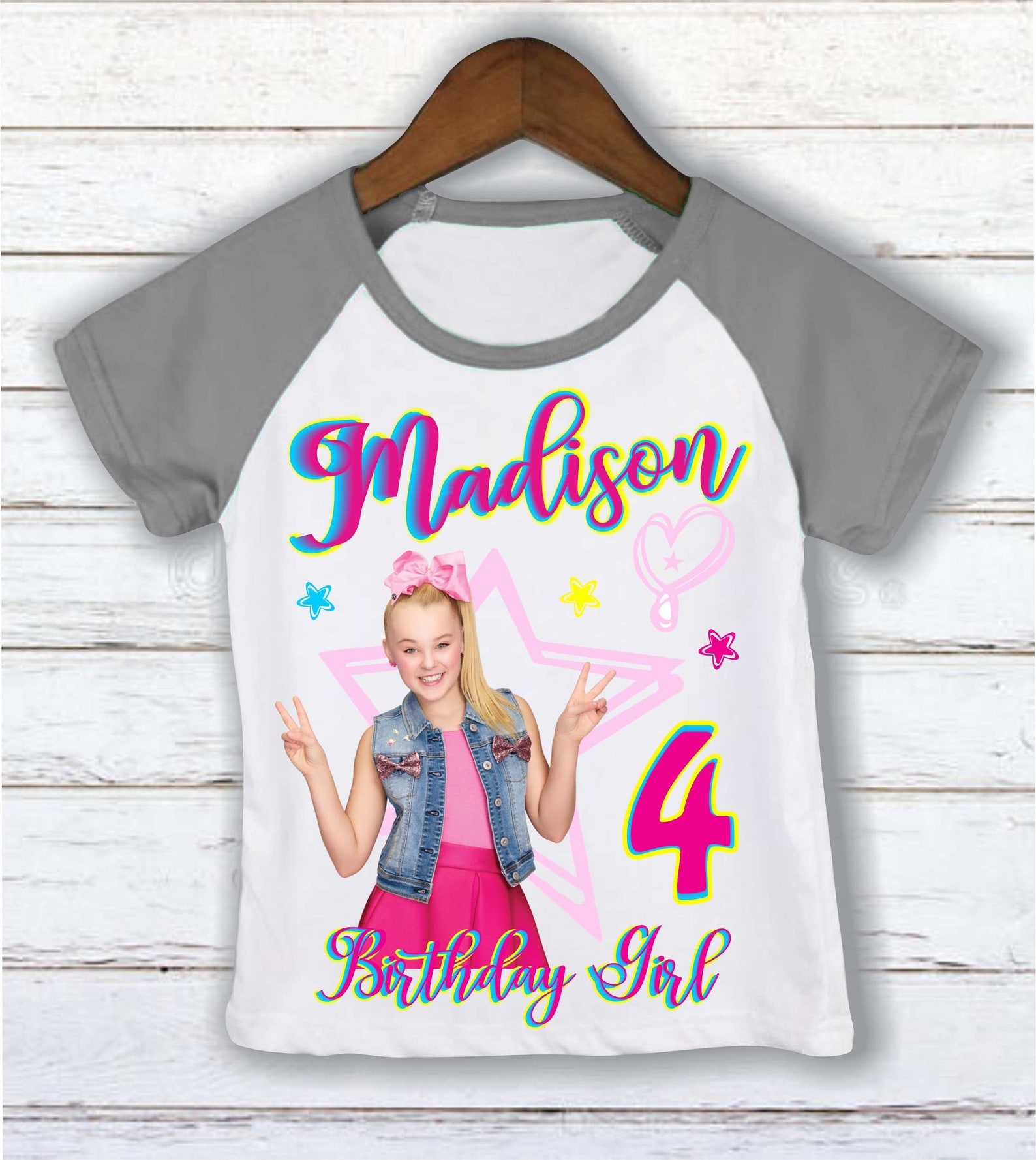 Jojo Siwa Birthday shirt Jojo Siwa Party theme shirt | Etsy