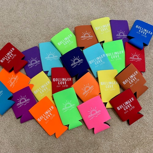 Blank Foam Can Coolers Bulk Beerinsulated Cooler Sleeves Etsy