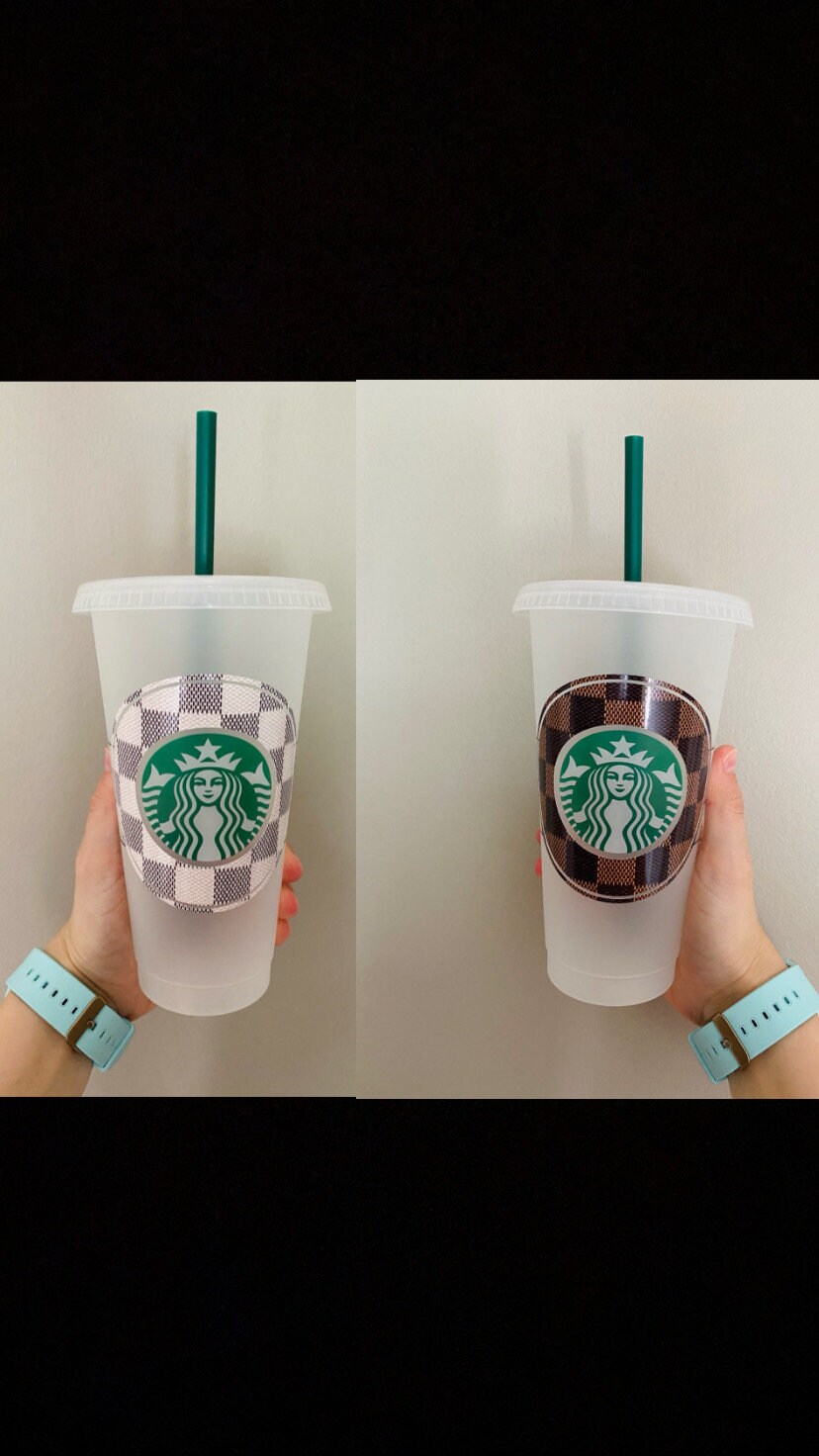 LV - Starbucks Cup wrap SVG-24OZ- Fashion SVG – Kawaii Raymi