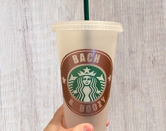 Bach & Boozy Reusable Starbucks Cold Cup