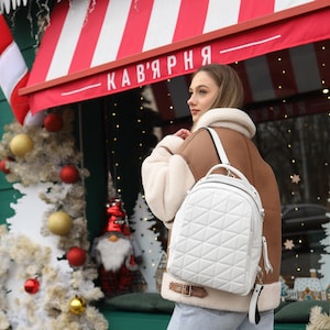 Leather backpack women, Leather backpack purse, Laptop backpack women, Genuine leather backpack, Women backpack purse