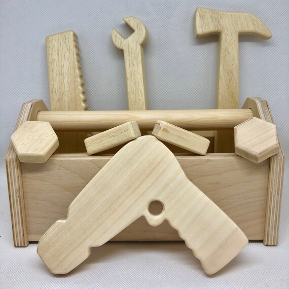 wooden tool box kids
