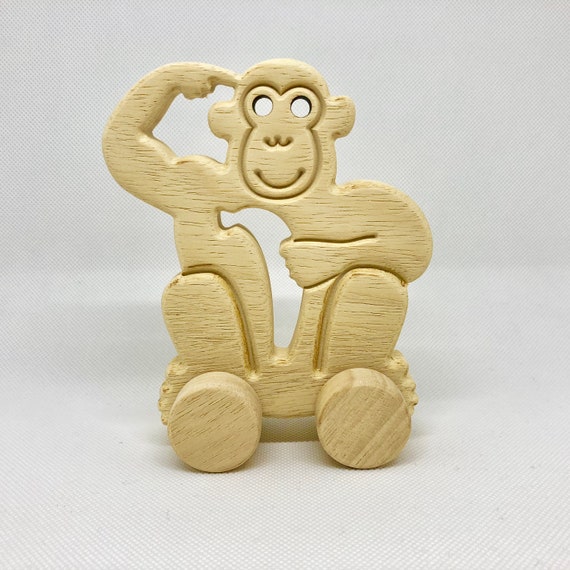 wooden monkey toy