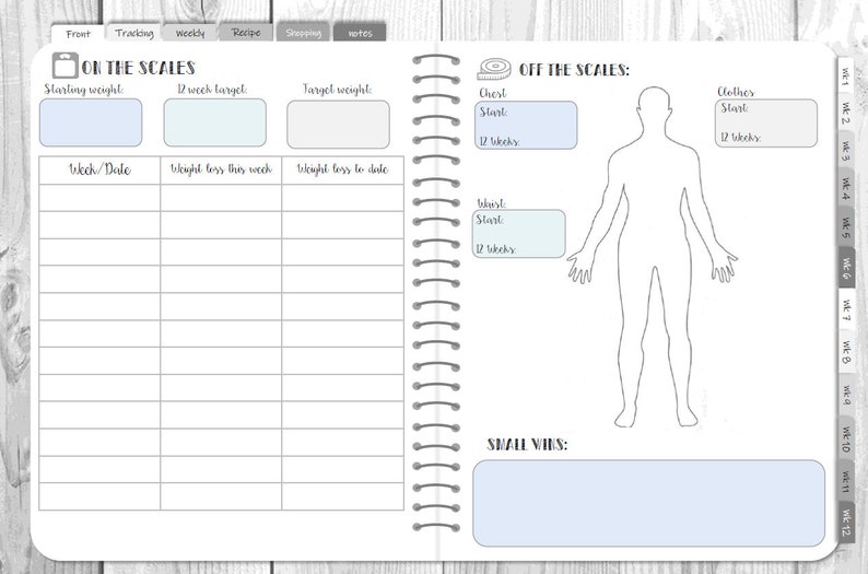 Digital Slimming World Diary/planner Digital Planner for Etsy