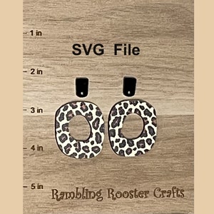 Abstract Earring SVG, Round earring laser file, Abstract PNG, Earring template, Laser SVG, dxf file, Glowforge files, Cutting machine files