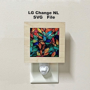 Changeable Scene, Large sized Night Light SVG, Interchangeable Flex Inserts, Laser File (Digital Download)