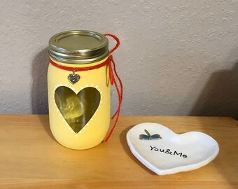Decorated Mason Jars Etsy