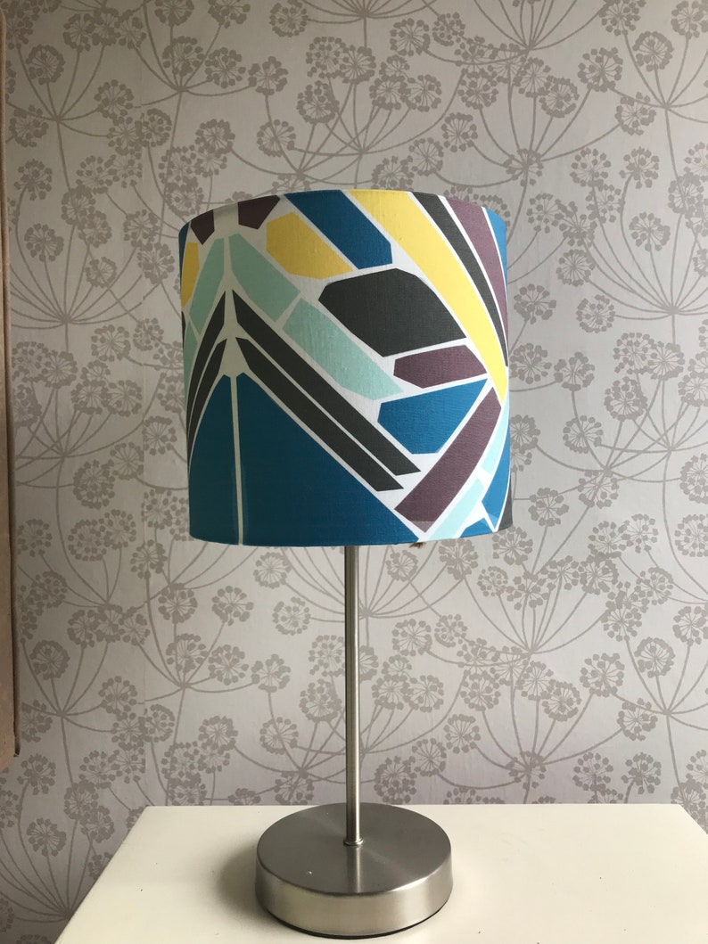 Barcelona Teal Acrylic Lampshade