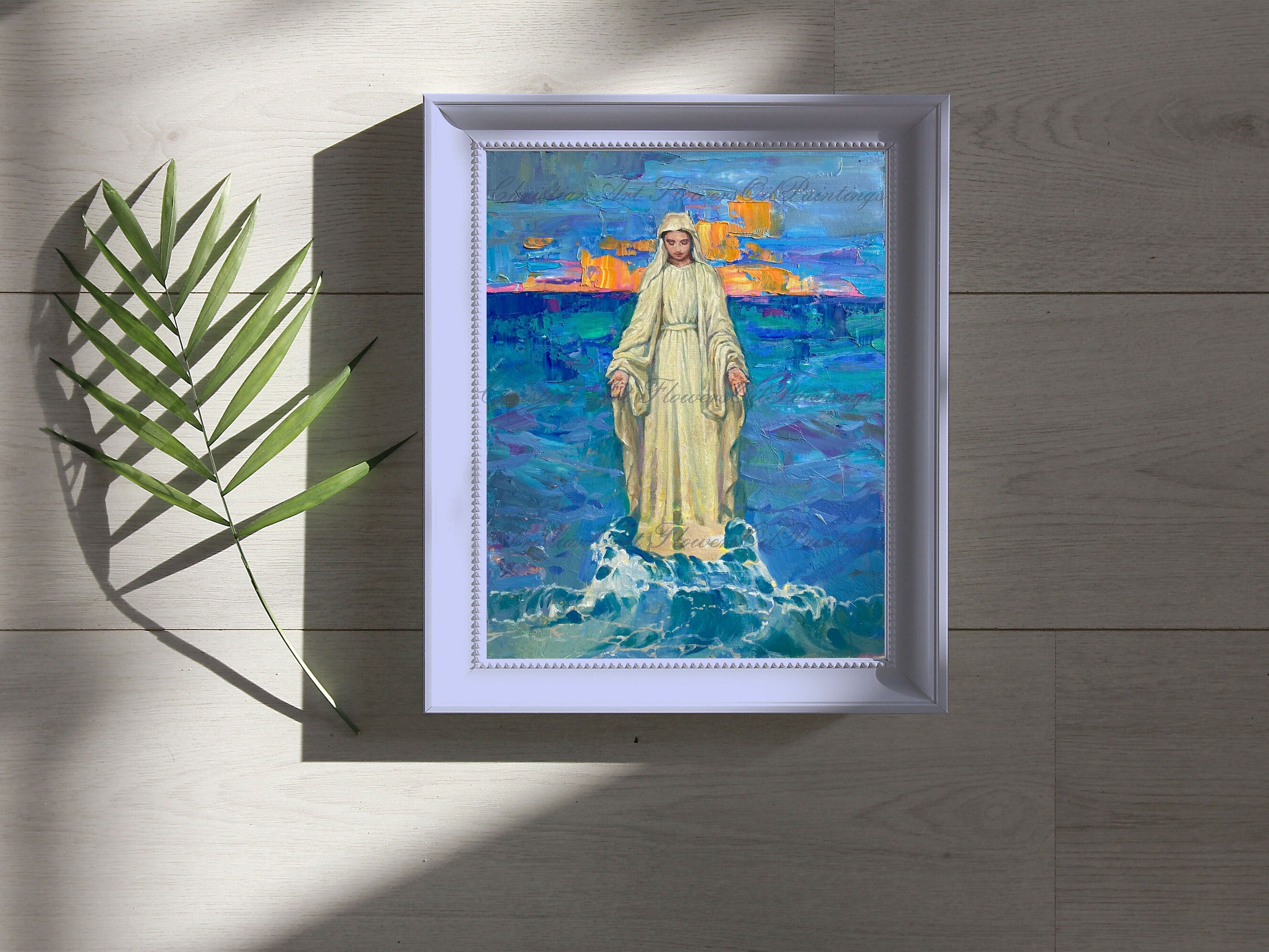 Our Lady Star of the Sea Art, Catholic Art, Feast Day Our Lady, Virgin ...