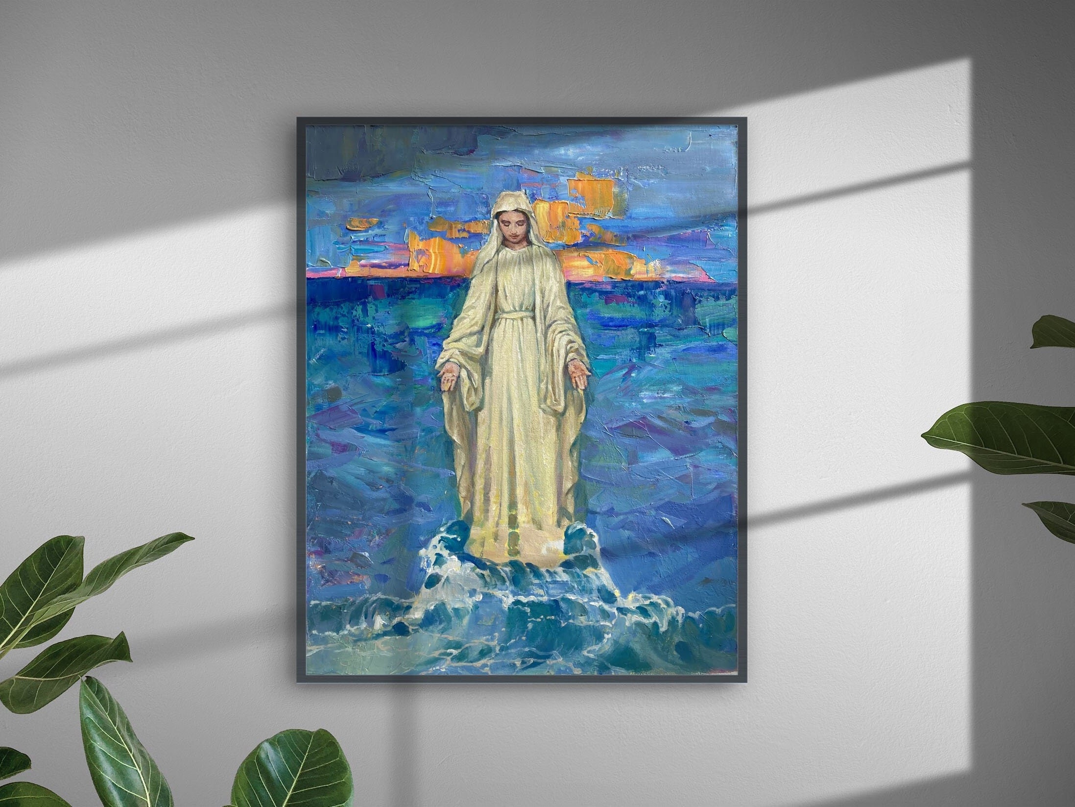 Our Lady Star of the Sea Art, Catholic Art, Feast Day Our Lady, Virgin ...