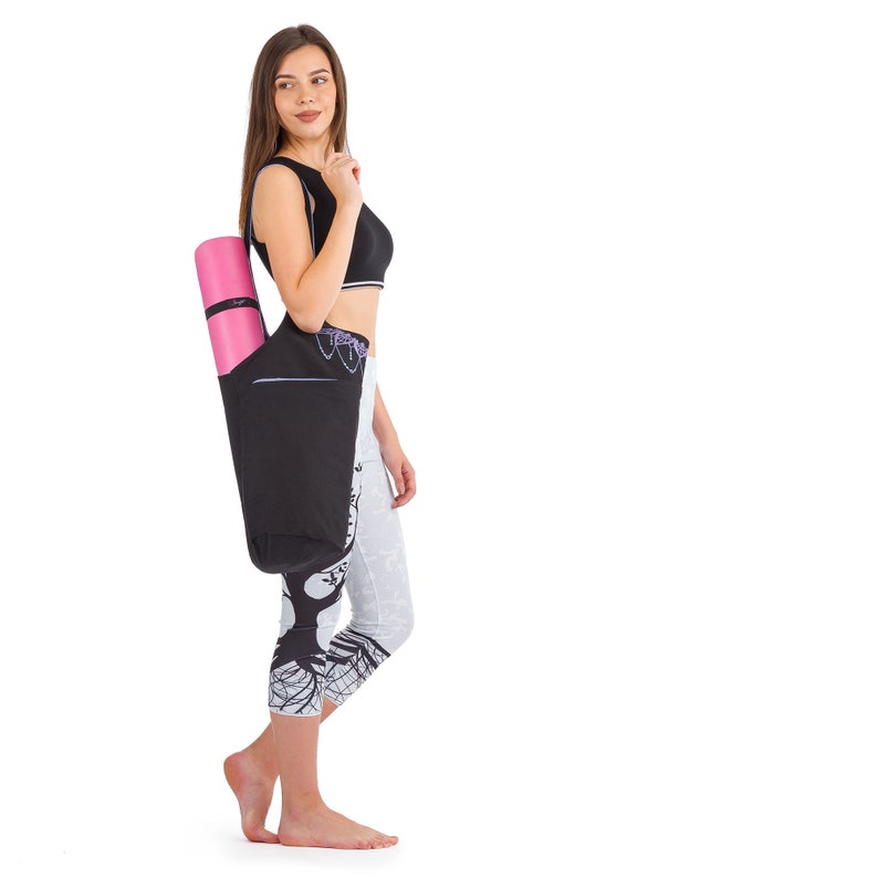 Zenifit Yoga Mat Bag Cute Yoga Mat Holder With Bonus Yoga Etsy