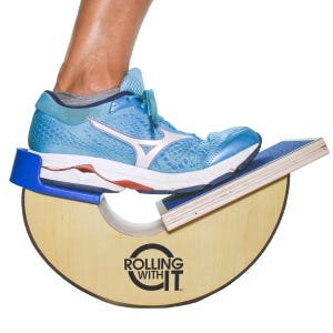 Wooden Calf Stretcher - Foot Rocker - Achilles Tendonitis, Plantar Fasciitis, Shin Splint, Tight Calves, Pain Relief