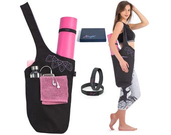 The YogiiiToteGO – Sac Fourre-tout Long Pour Tapis De Yoga – Avec Porte-écharpe