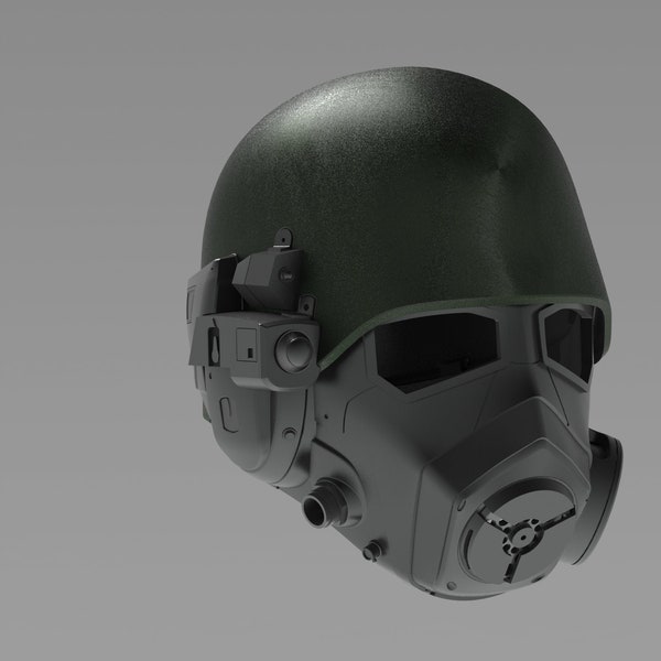 Fallout New Vegas inspired NCR Ranger Helmet 3D Model for 3D printing