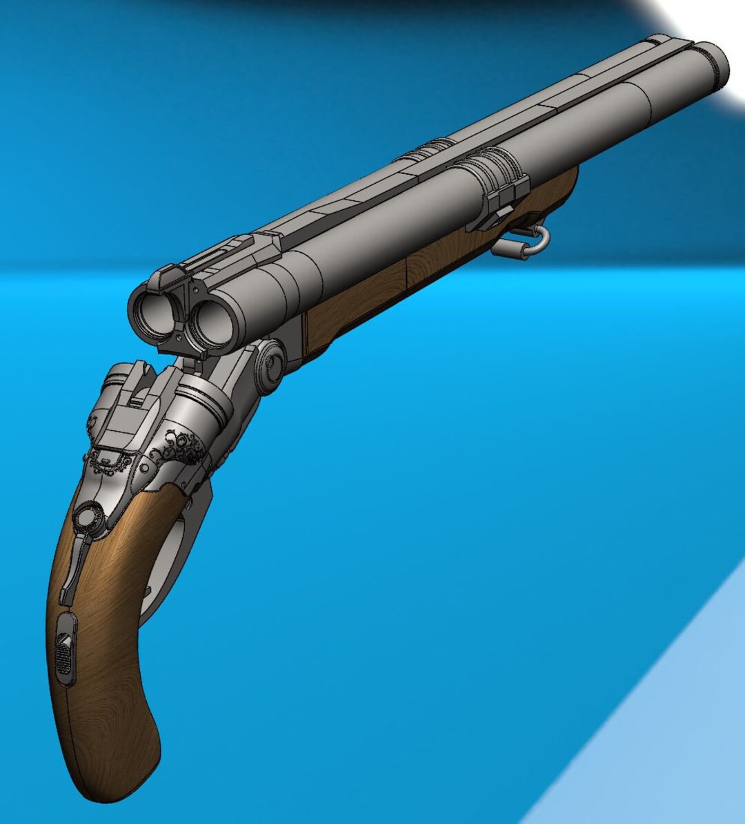 Doom Super Shotgun 3D Model for 3D Printing Etsy