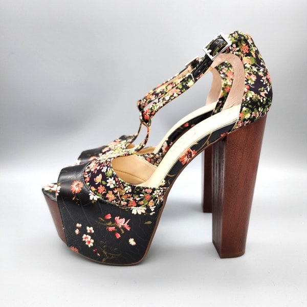 Jessica Simpson Retro Vintage 40’s Style Platform