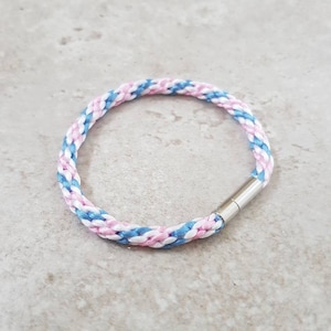 Transgender Bracelet, Trans flag Ankle Bracelet, Transgender Pride Bracelet