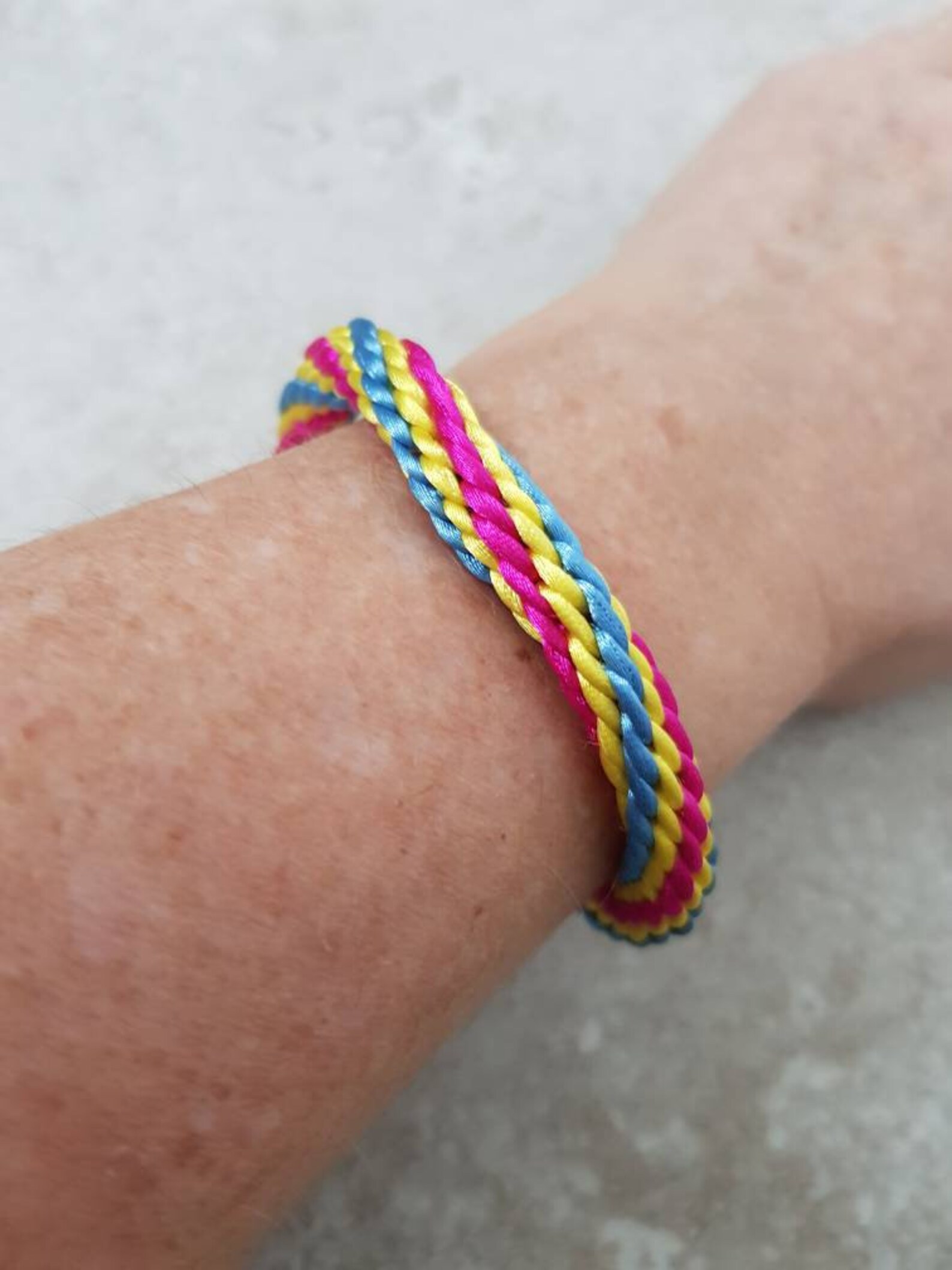 Pansexual Bracelet Pan Pride Flag LGBT Wristband Etsy UK
