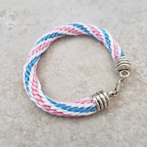 Transgender Bracelet, Trans Pride flag bracelets, LGBTQ Jewellery