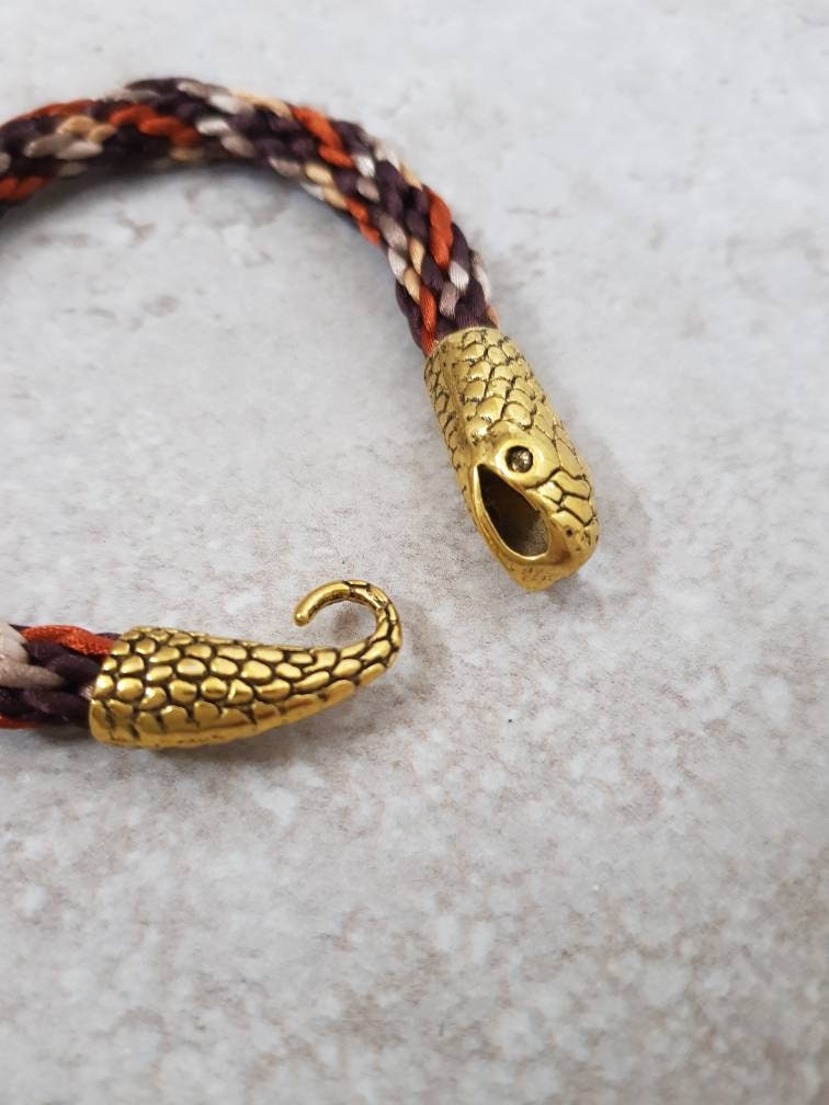 Snake Armband Aarde Kleuren Fall Statement Sieraden Etsy