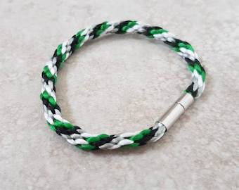 Aromantic Bracelet, Aromantic flag Ankle Bracelet, Aro Pride Jewellery