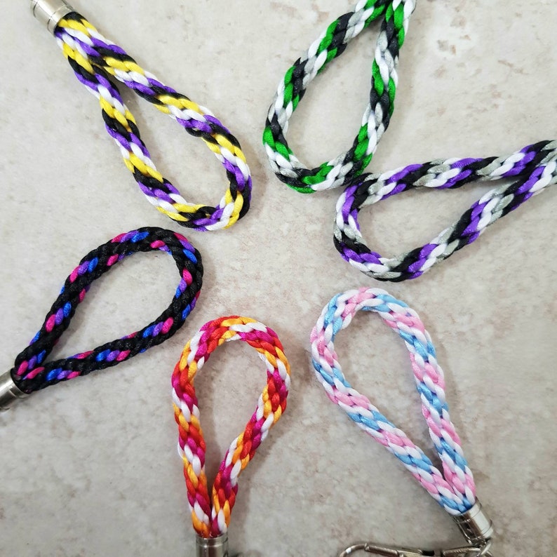 Bisexual Loop Keyring, Bi Pride Flag Keychain, Bisexual Pride Macrame ...