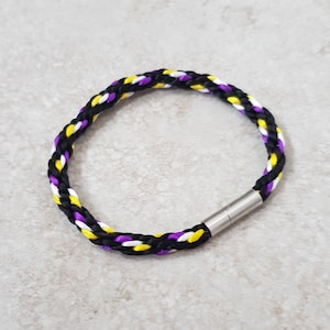 Non binary Bracelet, LGBTQIA, Nonbinary Anklet, Enby flag bracelets