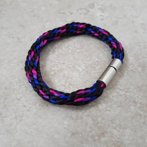 Bisexual Bracelet, Bi Pride flag bracelet, LGBTQ jewelry, Bisexual Pride gifts