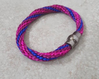 Bisexual Bracelet, Bi Pride flag, LGBT Wristband