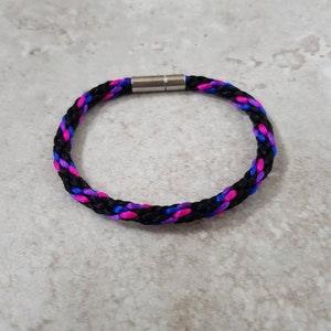 Bi Pride flag Bracelet, LGBT gifts, Bisexual Bracelet, Bisexual Anklet zdjęcie 4