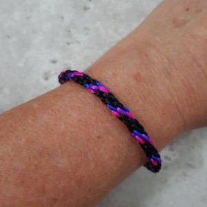 Bi Pride flag Bracelet, LGBT gifts, Bisexual Bracelet, Bisexual Anklet zdjęcie 2