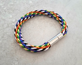 Straight Ally Bracelet, LGBTQ+ Ally Jewellery, Support LGBT Community, Pride Allies gift, Inclusivity Bracelet