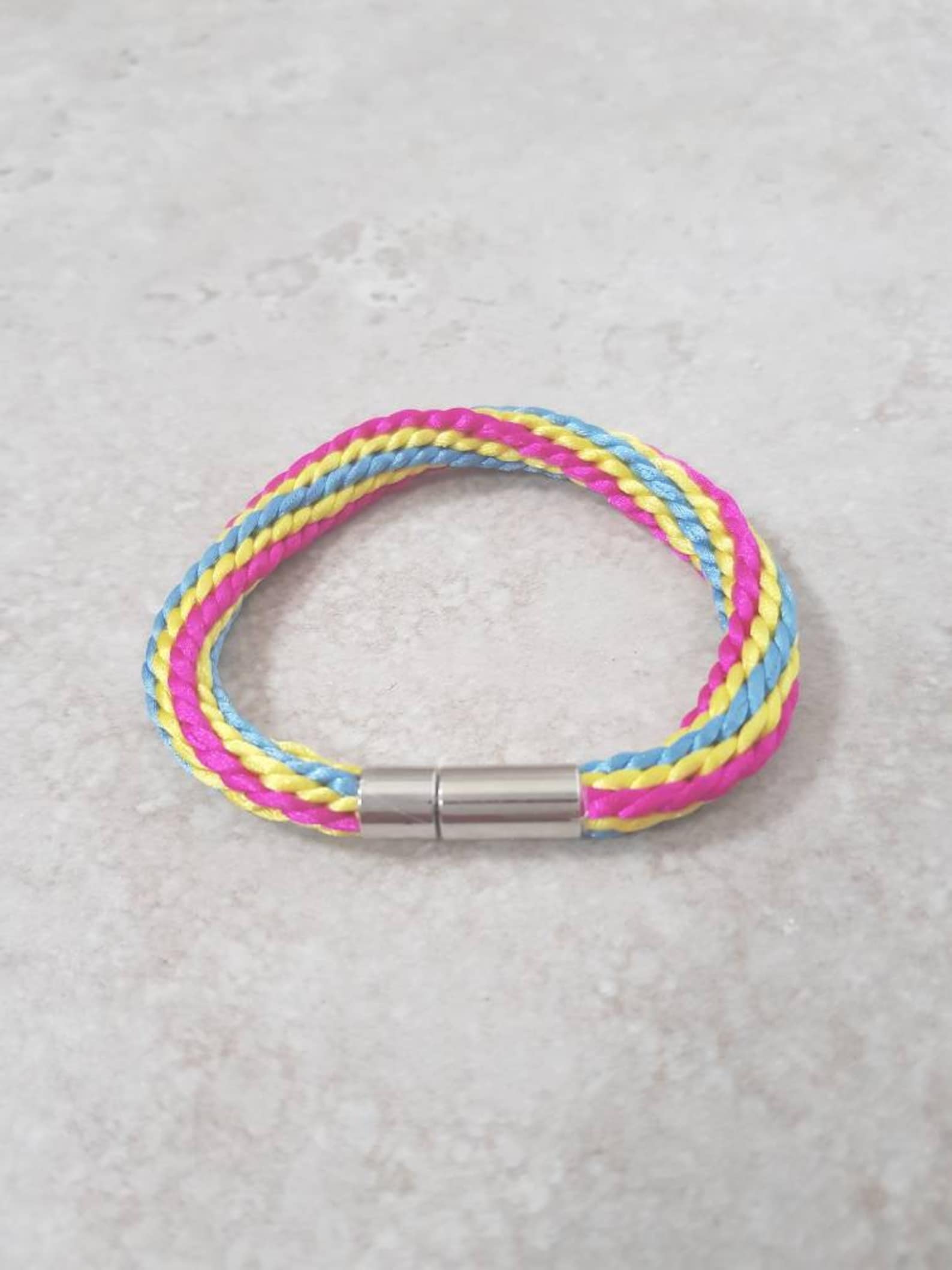 Pansexual Bracelet Pan Pride Flag LGBT Wristband Etsy UK